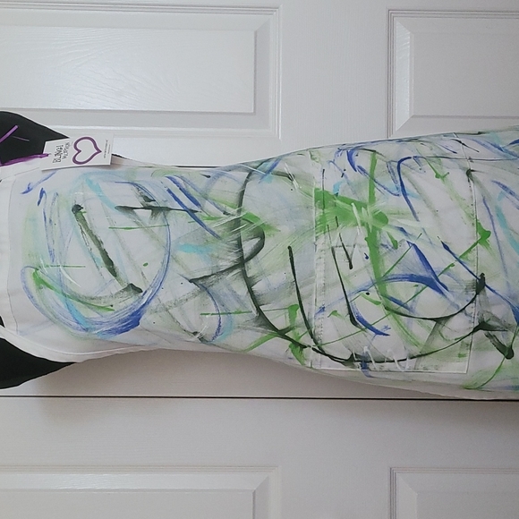 Custom Painted Wearable Art Apron #2005 - Picture 2 of 8